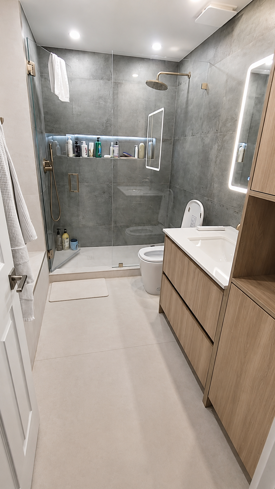 Toilet relocation
