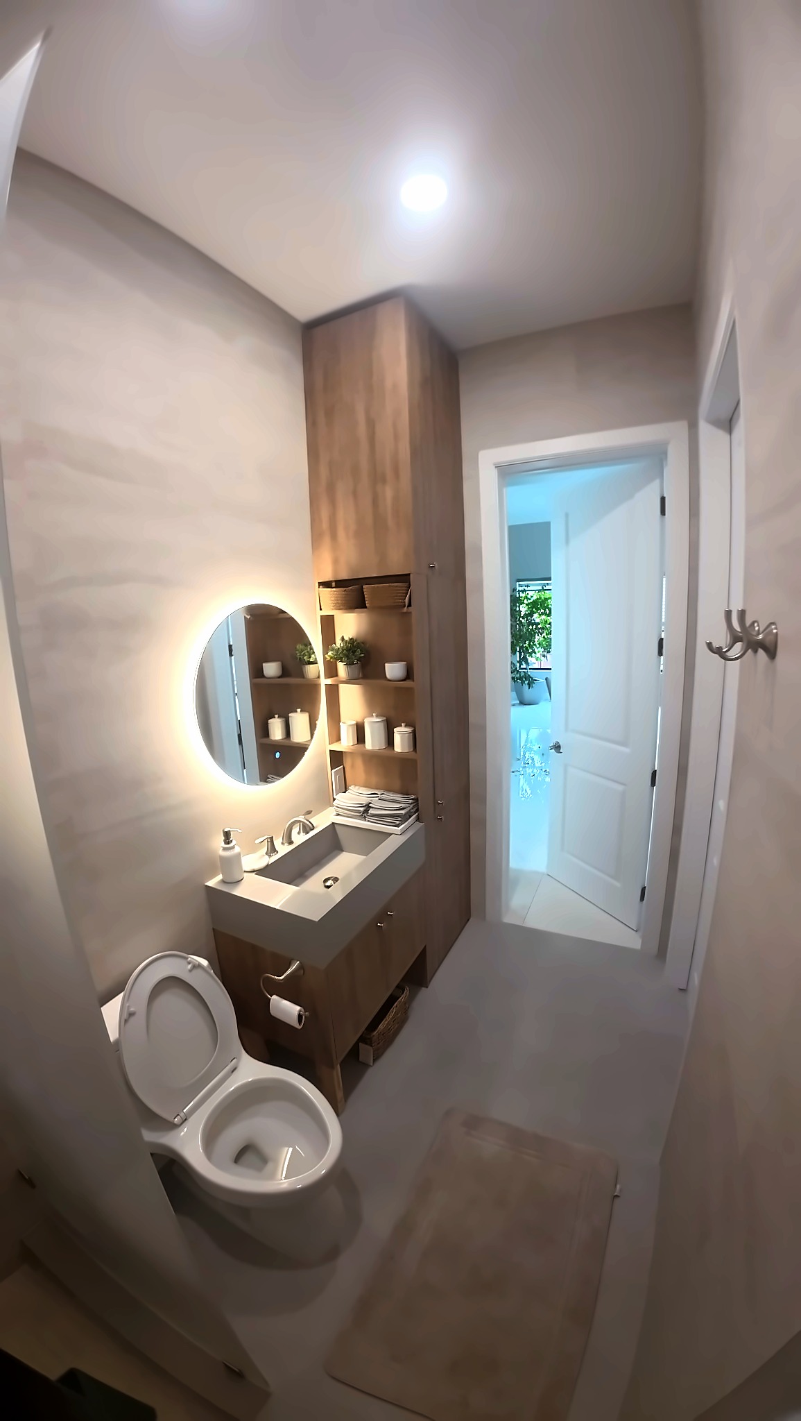 Complicated toilet relocation